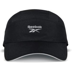 imageReebok Running Hat  Performance  Athletic  Lightweight  Quick Drying  Sun Protection  Reflective  Recycled MaterialsOne Series  Black