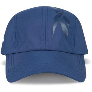 imageReebok Running Hat  Performance  Athletic  Lightweight  Quick Drying  Sun Protection  Reflective  Recycled MaterialsTechnical  Batik Blue