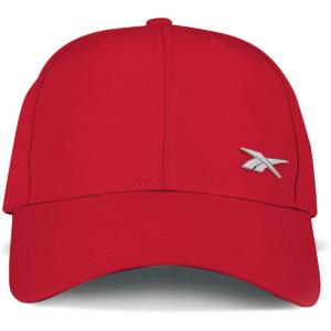 imageReebok Womens Badge Hat  Golf  Tennis  Court  Performance  Breathable  Lightweight  Quick Drying  Sun ProtectionBadge  Red