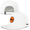 imageReebok Classic Hat  Snapback  Adjustable  Baseball Cap  Embroidered  Casual  Lifestyle  Athletic  Sports  RetroWhiteOrange