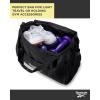 imageReebok Duffle Bag  Carry On Gym Bag for Workout and Travel Duffel Bags  Small Size Overnight Bags for Women and Men Size Small Aleph BlueAleph Black