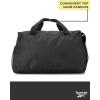 imageReebok Duffle Bag  Carry On Gym Bag for Workout and Travel Duffel Bags  Small Size Overnight Bags for Women and Men Size Small Aleph BlueAleph Black