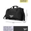 imageReebok Duffle Bag  Carry On Gym Bag for Workout and Travel Duffel Bags  Small Size Overnight Bags for Women and Men Size Small Aleph BlueAleph Black