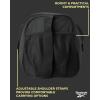 imageReebok Duffle Bag  Carry On Gym Bag for Workout and Travel Duffel Bags  Small Size Overnight Bags for Women and Men Size Small Aleph BlueAleph Black