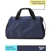imageReebok Duffle Bag  Carry On Gym Bag for Workout and Travel Duffel Bags  Small Size Overnight Bags for Women and Men Size Small Aleph BlueAleph Blue
