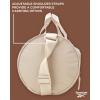 imageReebok Duffle Bag  Carry On Gym Bag for Workout and Travel Duffel Bags  Small Size Overnight Bags for Women and Men Size Small Aleph BlueEaston Beige