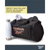 imageReebok Duffle Bag  Carry On Gym Bag for Workout and Travel Duffel Bags  Small Size Overnight Bags for Women and Men Size Small Aleph BlueEaston Black