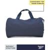 imageReebok Duffle Bag  Carry On Gym Bag for Workout and Travel Duffel Bags  Small Size Overnight Bags for Women and Men Size Small Aleph BlueEaston Blue