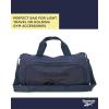 imageReebok Duffle Bag  Carry On Gym Bag for Workout and Travel Duffel Bags  Small Size Overnight Bags for Women and Men Size Small Aleph BlueEaston Blue