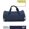 imageReebok Duffle Bag  Carry On Gym Bag for Workout and Travel Duffel Bags  Small Size Overnight Bags for Women and Men Size Small Aleph BlueKellan II Blue