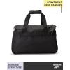 imageReebok Duffle Bag  Carry On Gym Bag for Workout and Travel Duffel Bags  Small Size Overnight Bags for Women and Men Size Small Aleph BlueWarrior II Black