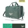 imageReebok Duffle Bag  Carry On Gym Bag for Workout and Travel Duffel Bags  Small Size Overnight Bags for Women and Men Size Small Aleph BlueWarrior II Green