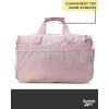 imageReebok Duffle Bag  Carry On Gym Bag for Workout and Travel Duffel Bags  Small Size Overnight Bags for Women and Men Size Small Aleph BlueWarrior II Lilac
