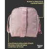 imageReebok Duffle Bag  Carry On Gym Bag for Workout and Travel Duffel Bags  Small Size Overnight Bags for Women and Men Size Small Aleph BlueWarrior II Lilac