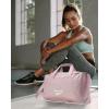imageReebok Duffle Bag  Carry On Gym Bag for Workout and Travel Duffel Bags  Small Size Overnight Bags for Women and Men Size Small Aleph BlueWarrior II Lilac