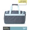 imageReebok Duffle Bag  Carry On Gym Bag for Workout and Travel Duffel Bags  Small Size Overnight Bags for Women and Men Size Small Aleph BlueWarrior II Medium Grey
