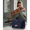 imageReebok Duffle Bag  Carry On Gym Bag for Workout and Travel Duffel Bags  Small Size Overnight Bags for Women and Men Size Small Aleph BlueWarrior II Navy