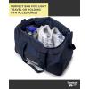 imageReebok Duffle Bag  Carry On Gym Bag for Workout and Travel Duffel Bags  Small Size Overnight Bags for Women and Men Size Small Aleph BlueWarrior II Navy