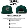 imageReebok Identity Drop R Hat  Cap  Baseball  Flat Brim  Snapback  Adjustable  Retro  Casual  Streetwear  GymIdentity Drop R  Collegiate Green