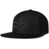 imageReebok Identity Vector Hat Adjustable Snapback Closure Flat Brim Heavyweight Acrylic CapIdentity Vector  BlackWhite