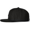 imageReebok Identity Vector Hat Adjustable Snapback Closure Flat Brim Heavyweight Acrylic CapIdentity Vector  BlackWhite