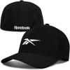 imageReebok Range Active Stretch Fabric Cap for Men and Womenone Size Fits MostBlack