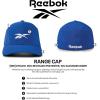 imageReebok Range Active Stretch Fabric Cap for Men and Womenone Size Fits MostRed