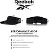imageReebok Reflective Performance Visor  Running  Perofmance  Tennis  Golf  Sports  High Visibility  Lightweight  Quick Dry  Black