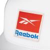 imageReebok Vintage Trucker Hat  White Snapback Closure Mesh Backpanels FivePanel Design