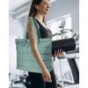 imageReebok Womens Tote Bag  Lightweight Quilted Carry On Puffer Gym Bag for Women for Work Travel and Everyday UseGreen Beatrice