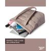 imageReebok Womens Tote Bag  Lightweight Quilted Carry On Puffer Gym Bag for Women for Work Travel and Everyday UseMocha Beatrice