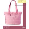 imageReebok Womens Tote Bag  Lightweight Quilted Carry On Puffer Gym Bag for Women for Work Travel and Everyday UseRose Beatrice
