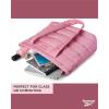 imageReebok Womens Tote Bag  Lightweight Quilted Carry On Puffer Gym Bag for Women for Work Travel and Everyday UseRose Beatrice