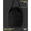 imageReebok Womens Tote Bag  Lightweight Quilted Carry On Puffer Gym Bag for Women for Work Travel and Everyday UseSolid Black Lilith