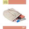 imageReebok Womens Tote Bag  Lightweight Quilted Carry On Puffer Tote Bag for Women for Gym Work Travel and Everyday UseQuilted Cream Barbara