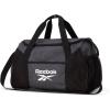 imageReebok Duffle Bag  Carry On Gym Bag for Workout and Travel Duffel Bags  Small Size Overnight Bags for Women and Men Size Small Aleph BlueAleph Grey