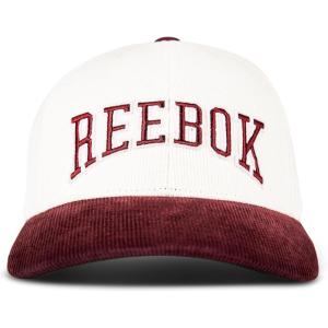 imageReebok Classic Hat  Snapback  Adjustable  Baseball Cap  Embroidered  Casual  Lifestyle  Athletic  Sports  RetroCorduroy Gameday  ChalkBurgundy