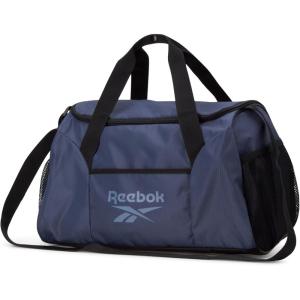 imageReebok Duffle Bag  Carry On Gym Bag for Workout and Travel Duffel Bags  Small Size Overnight Bags for Women and Men Size Small Aleph BlueAleph Blue