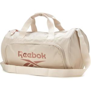 imageReebok Duffle Bag  Carry On Gym Bag for Workout and Travel Duffel Bags  Small Size Overnight Bags for Women and Men Size Small Aleph BlueEaston Beige