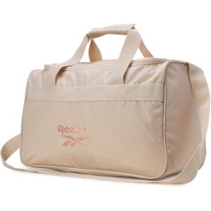 imageReebok Duffle Bag  Carry On Gym Bag for Workout and Travel Duffel Bags  Small Size Overnight Bags for Women and Men Size Small Aleph BlueWarrior II Light Brown