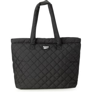 imageReebok Womens Tote Bag  Lightweight Quilted Carry On Puffer Gym Bag for Women for Work Travel and Everyday UseQuilted Black Beatrice