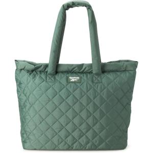 imageReebok Womens Tote Bag  Lightweight Quilted Carry On Puffer Gym Bag for Women for Work Travel and Everyday UseQuilted Green Beatrice
