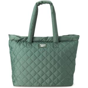 imageReebok Womens Tote Bag  Lightweight Quilted Carry On Puffer Tote Bag for Women for Gym Work Travel and Everyday UseQuilted Green Barbara