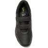 imageReebok Mens N Cushion Black Non Slip Work Hook and Loop Walking ShoesCold GreyBlack