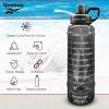 imageReebok Motivational Water Bottle  Leak Proof 67oz Sports Bottle  BPA Free TealTeal
