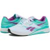 imageReebok Nano X5 Mens Shoes Cross Training and Light Running Sneakers for MenFootwear WhiteAi AquaPurple Rave