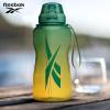 imageReebok Premium Plastic Sports Water Bottle BPA Free  Ideal for Camping Sports Gym and Outdoor Activities 64 oz GreenYellowGreenYellow