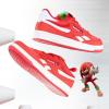 imageReebok UnisexChild Sonic Kids Club C SneakerRedWhiteRed