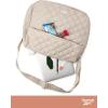 imageReebok Womens Crossbody Bag  Stylish Lightweight Nylon Quilted and NonQuilted Everyday Sling Bags for WomenQuilted Cream Celine