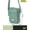 imageReebok Womens Crossbody Bags  Lightweight Sling Cell Phone Purse Quilted Small Crossbody Bags WomenAndrea Quilted Green